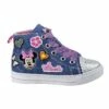 Disney Girl Minnie Mouse Denim High Top Sneakers