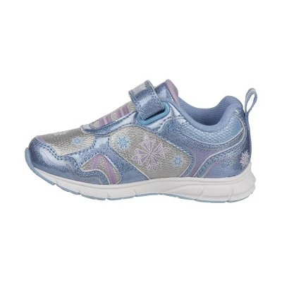 Disney Girl Frozen II hook and loop closure Sneaker 4 Disney Girl Frozen II hook and loop closure Sneaker - Image 2