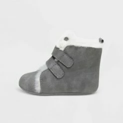 Baby Girls' Ro+Me by Robeez Bear Sneakers - Gray