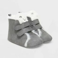 Baby Girls' Ro+Me by Robeez Bear Sneakers - Gray 14 Baby Girls' Ro+Me by Robeez Bear Sneakers - Gray -Kids' Shoes Official Shop unnamed file 1772