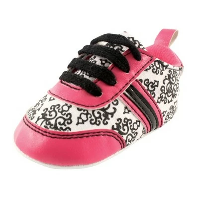 Yoga Sprout Baby Girl Sneakers, Damask 3 Yoga Sprout Baby Girl Sneakers, Damask