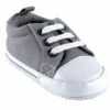 Luvable Friends Baby Unisex Crib Shoes, Gray Canvas -Kids' Shoes Official Shop unnamed file 1834