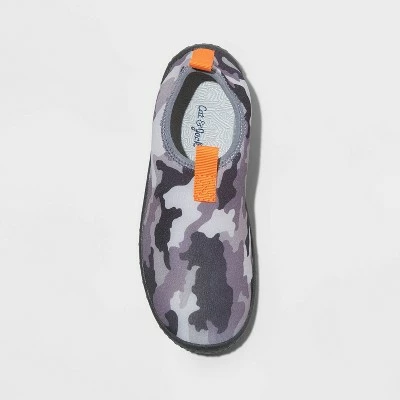Boys' Grover Pull-On Apparel Water Shoes - Cat & Jack™ Black Camo 4 Boys' Grover Pull-On Apparel Water Shoes - Cat & Jack™ Black Camo - Image 2
