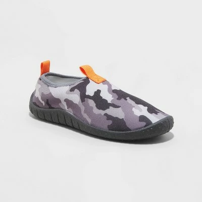 Boys' Grover Pull-On Apparel Water Shoes - Cat & Jack™ Black Camo 7 Boys' Grover Pull-On Apparel Water Shoes - Cat & Jack™ Black Camo - Image 5