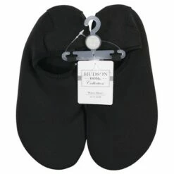 Hudson Baby Kids and Adult Water Shoes for Sports, Yoga, Beach and Outdoors, Solid Black