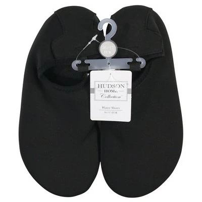 Hudson Baby Kids and Adult Water Shoes for Sports, Yoga, Beach and Outdoors, Solid Black 3 Hudson Baby Kids and Adult Water Shoes for Sports, Yoga, Beach and Outdoors, Solid Black
