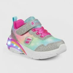 Toddler Girls' S Sport by Skechers Cassia Rainbow Print Light-Up Apparel Sneakers -Kids' Shoes Official Shop unnamed file 223
