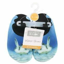 Hudson Baby Infant and Toddler Water Shoes for Sports, Yoga, Beach and Outdoors, Sea Turtle