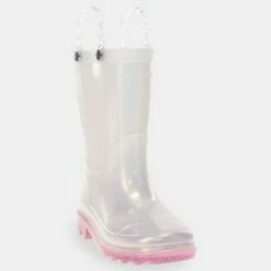 Toddler Girls' Western Chief Viola Light-Up Glitter Rain Boots - White/Purple -Kids' Shoes Official Shop unnamed file 2440