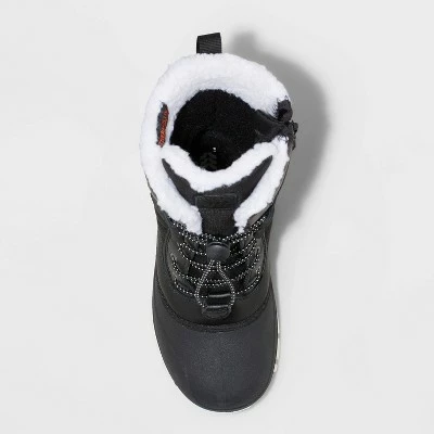 Kids' Shay Lace-Up Winter Boots - All in Motion™ Cream 4 Kids' Shay Lace-Up Winter Boots - All in Motion™ Cream - Image 2