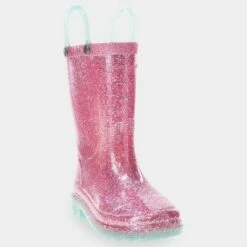 Toddler Girls' Western Chief Hartley Light-Up Glitter Rain Boots - Pink -Kids' Shoes Official Shop unnamed file 2499