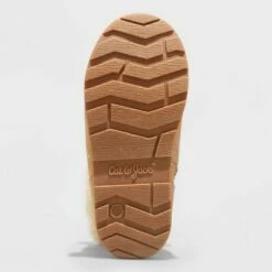 Toddler Girls' Leah Zipper Slip-On Shearling Style Winter Boots - Cat & Jack™ Cognac -Kids' Shoes Official Shop unnamed file 2535