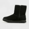 Girls' Hannah Zipper Slip-On Winter Shearling Style Boots - Cat & Jack™ Black 1 Girls' Hannah Zipper Slip-On Winter Shearling Style Boots - Cat & Jack™ Black -Kids' Shoes Official Shop unnamed file 2596