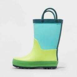 Toddler Boys' Ali Pull-On Rain Boots - Cat & Jack⢠Blue