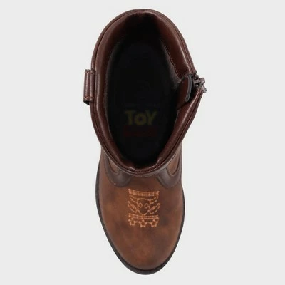 Toddler Boys' Toy Story Pull-On Boots - Brown 4 Toddler Boys' Toy Story Pull-On Boots - Brown - Image 2