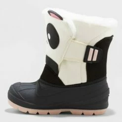 Toddler Frankie Winter Boots - Cat & Jack⢠Black/white
