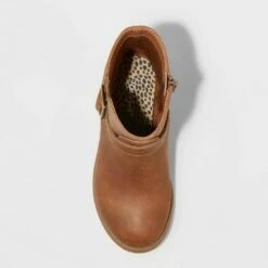 Girls' Alessandra Slip-On Zipper Booties - Cat & Jack™ Brown -Kids' Shoes Official Shop unnamed file 2722