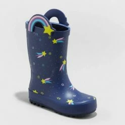 Toddler Girls' Nava Rain Boots - Cat & Jack™ Navy -Kids' Shoes Official Shop unnamed file 2777