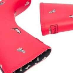 Joules Girls Roll Up Flexible Printed Wellies