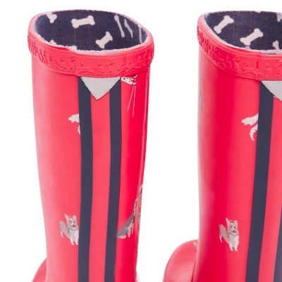 Joules Girls Roll Up Flexible Printed Wellies 6 Joules Girls Roll Up Flexible Printed Wellies - Image 4
