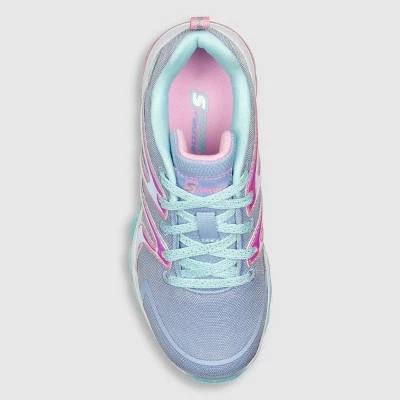 Girls' S Sport By Skechers Jalisa Zig Zag Print Lace-Up Apparel Sneakers - Periwinkle Blue 4 Girls' S Sport By Skechers Jalisa Zig Zag Print Lace-Up Apparel Sneakers - Periwinkle Blue - Image 2