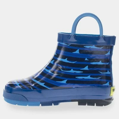 Toddler Boys' Western Chief Pull-On Rain Boots - Blue 3 Toddler Boys' Western Chief Pull-On Rain Boots - Blue