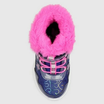 Girls' S SPORT BY SKECHERS Lilyana Zipper Winter Boots - Navy 4 Girls' S SPORT BY SKECHERS Lilyana Zipper Winter Boots - Navy - Image 2