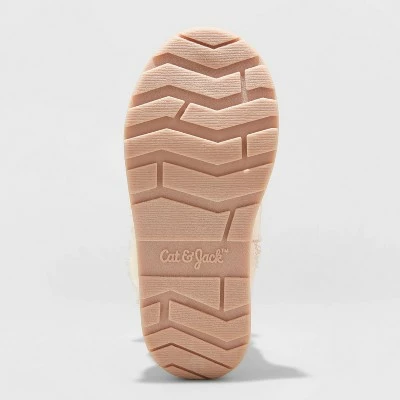 Toddler Girls' Isabella Zipper Slip-On Shearling Style Boots - Cat & Jack™ Light Pink 5 Toddler Girls' Isabella Zipper Slip-On Shearling Style Boots - Cat & Jack™ Light Pink - Image 3