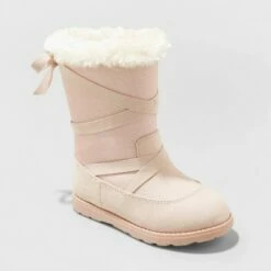 Toddler Girls' Isabella Zipper Slip-On Shearling Style Boots - Cat & Jack™ Light Pink 21 Toddler Girls' Isabella Zipper Slip-On Shearling Style Boots - Cat & Jack™ Light Pink -Kids' Shoes Official Shop unnamed file 2955
