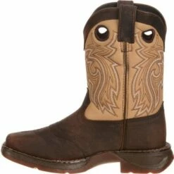 Durango Boot LIL' DURANGO Boys' Brown Saddle Western Boot -Kids' Shoes Official Shop unnamed file 2993