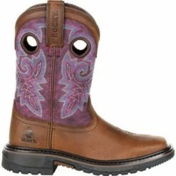 Rocky Boots Rocky Original Ride FLX Girls Brown Western Boot -Kids' Shoes Official Shop unnamed file 3032