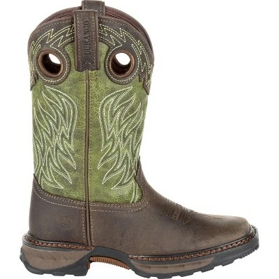 Durango Boot Lil' Durango Maverick XP Boys' Green Western Work Boot 8 Durango Boot Lil' Durango Maverick XP Boys' Green Western Work Boot - Image 6