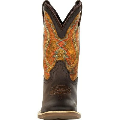 Durango Boot Lil' Durango Rebel Pro Little Kid's Burnt Orange Western Boot 4 Durango Boot Lil' Durango Rebel Pro Little Kid's Burnt Orange Western Boot - Image 2