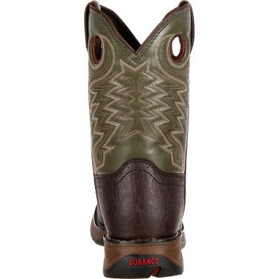 Durango Boot LIL' DURANGO Boys Little Kid Brown Saddle Western Boot 5 Durango Boot LIL' DURANGO Boys Little Kid Brown Saddle Western Boot - Image 3