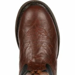 Durango Boot LIL' DURANGO Boys Little Kid Brown Saddle Western Boot -Kids' Shoes Official Shop unnamed file 3115