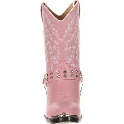 Durango Boot Durango Girls Little Kid Pink Rhinestone Western Boot 4 Durango Boot Durango Girls Little Kid Pink Rhinestone Western Boot - Image 2