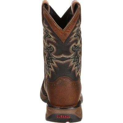 Durango Boot LIL' DURANGO Toddler Boys' Tan & Black Western Boot 5 Durango Boot LIL' DURANGO Toddler Boys' Tan & Black Western Boot - Image 3