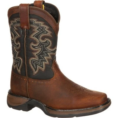 Durango Boot LIL' DURANGO Toddler Boys' Tan & Black Western Boot 8 Durango Boot LIL' DURANGO Toddler Boys' Tan & Black Western Boot - Image 6