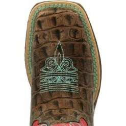 Durango Boot Lil' Rebel by Durango Kids Gator Emboss Red Western Boot 12 Durango Boot Lil' Rebel by Durango Kids Gator Emboss Red Western Boot -Kids' Shoes Official Shop unnamed file 3246