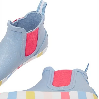 Joules Girls Rainwell Short Height Casual Wellies - Haze Blue - 10 6 Joules Girls Rainwell Short Height Casual Wellies - Haze Blue - 10 - Image 4