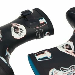 Joules Boys Tall Printed Wellies