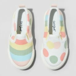 Toddler Girls' Zuri Rainbow Dots Print Slip-On Apparel Sneakers - Cat & Jack™ -Kids' Shoes Official Shop unnamed file 33