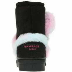 Rampage Girl's Warm Microsuede Winter Boots for Toddlers/Girls,With Cute Faux Fur Heart And Trim Details -Kids' Shoes Official Shop unnamed file 3354