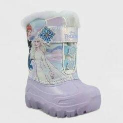 Toddler Girls' Disney Frozen Winter Boots - Lilac -Kids' Shoes Official Shop unnamed file 3380