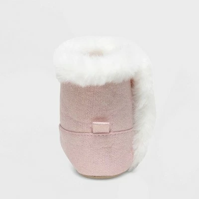 Baby Girls' Ro+Me by Robeez Fur Boots - Pink 5 Baby Girls' Ro+Me by Robeez Fur Boots - Pink - Image 3
