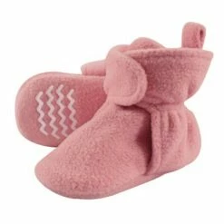 Hudson Baby Infant and Toddler Girl Cozy Fleece Booties, Strawberry Pink -Kids' Shoes Official Shop unnamed file 3447