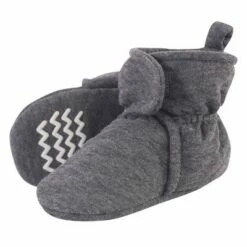 Hudson Baby Baby and Toddler Quilted Booties, Charcoal -Kids' Shoes Official Shop unnamed file 3512