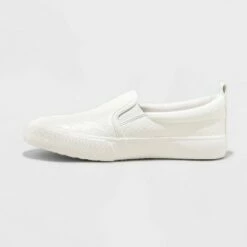 Girls' Hailey Slip-On Apparel Sneakers - Cat & Jack⢠White