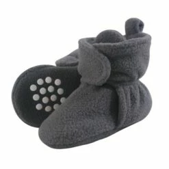 Luvable Friends Baby and Toddler Cozy Fleece Booties, Charcoal 11 Luvable Friends Baby and Toddler Cozy Fleece Booties, Charcoal -Kids' Shoes Official Shop unnamed file 3567