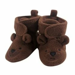 Hudson Baby Infant and Toddler Girl Cozy Fleece Booties, Brown Bear 9 Hudson Baby Infant and Toddler Girl Cozy Fleece Booties, Brown Bear -Kids' Shoes Official Shop unnamed file 3600